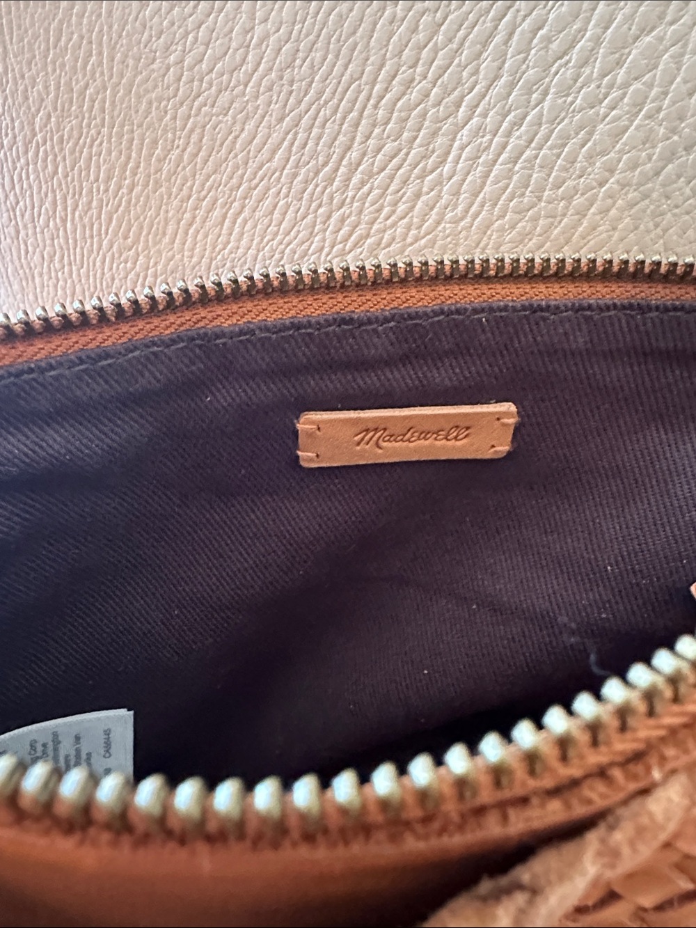Madewell Crossbody Bag: Woven Leather